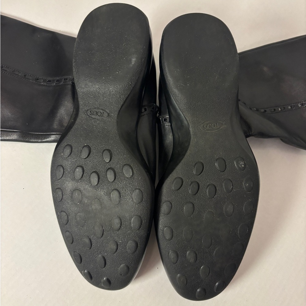 Tod’s Genuine Leather Knee-High Boots | Size 40 | Made in Italy - Picture 4 of 6